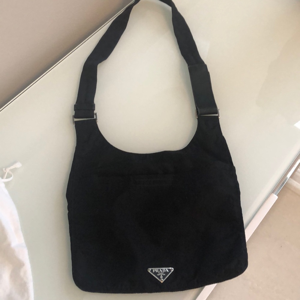 Black Prada Messenger Bag